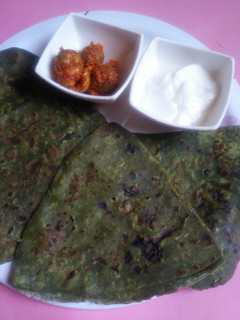 પાલક પરોઠા(Palak parotha recipe in gujrati) રેસીપી મુખ્ય ફોટો