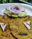 Kakadi Zunka Paratha(Cucumber Paratha)