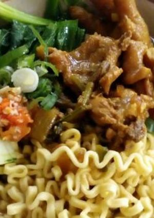 Foto resep Mie ayam ceker😄