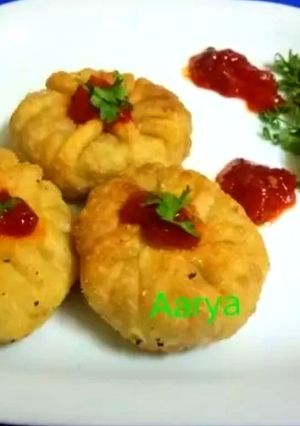 A picture of Veg Fried Momos.