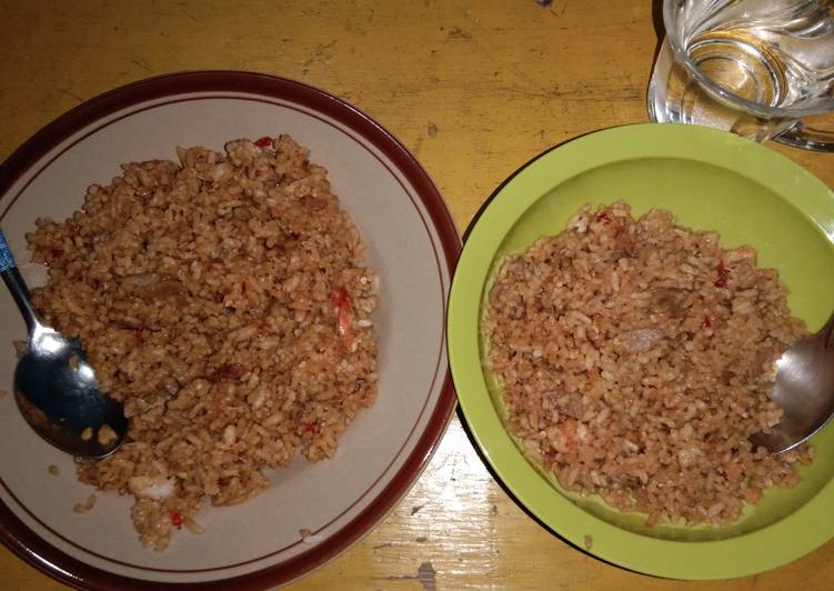 Nasi Goreng Rumahan (isi udang+bakso)