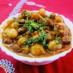 Chana masala A picture of Chana masala.