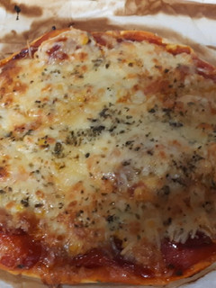 Una foto de Pizza de chorizo