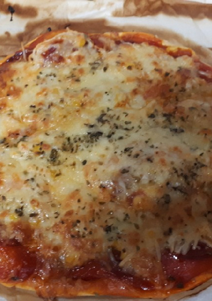 Una foto de Pizza de chorizo