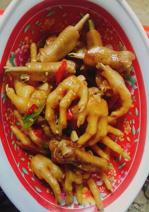 Hình của món Chân Gà Chiên Mắm Ớt.