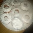 Donas bañadas en merengue