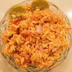 A picture of Bombay style Jhal Mudi.
