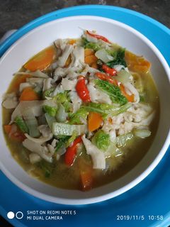 Foto resep Tumis jamur,wortel&sawi putih
