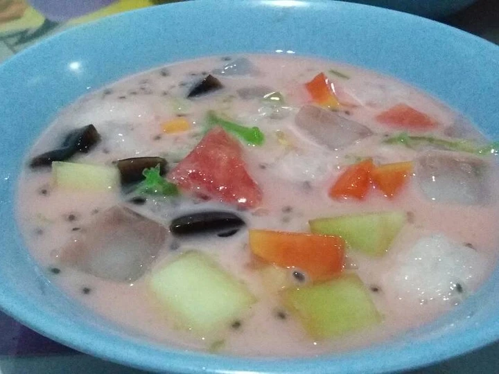 Langkah Mudah untuk Menyiapkan Resep Es buah segaarrr yang Bikin Ngiler Anti Ribet, Lezat