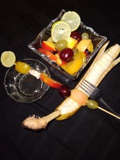 عکسی از دستور سالاد میوه🍋🍌🍒🍑
