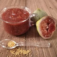 A picture of Fig and mustard chutney.