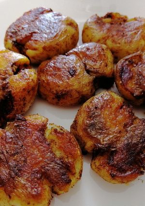 A picture of Sindhi Aloo Tuk.