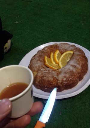 صورة لوصفة كيكه البرتقال بطريقه نوري