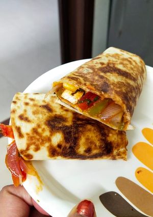 A picture of Kathi roll.