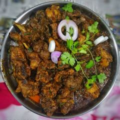 A picture of Desi Chicken Kosha.