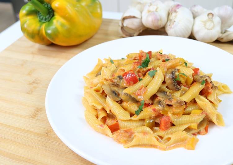 Pasta a la gitana (alla zingara) Receta vintage años 70 Receta de