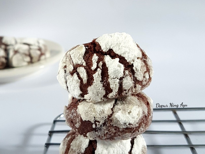 Resep 208. Crinkle Cookies, Sempurna