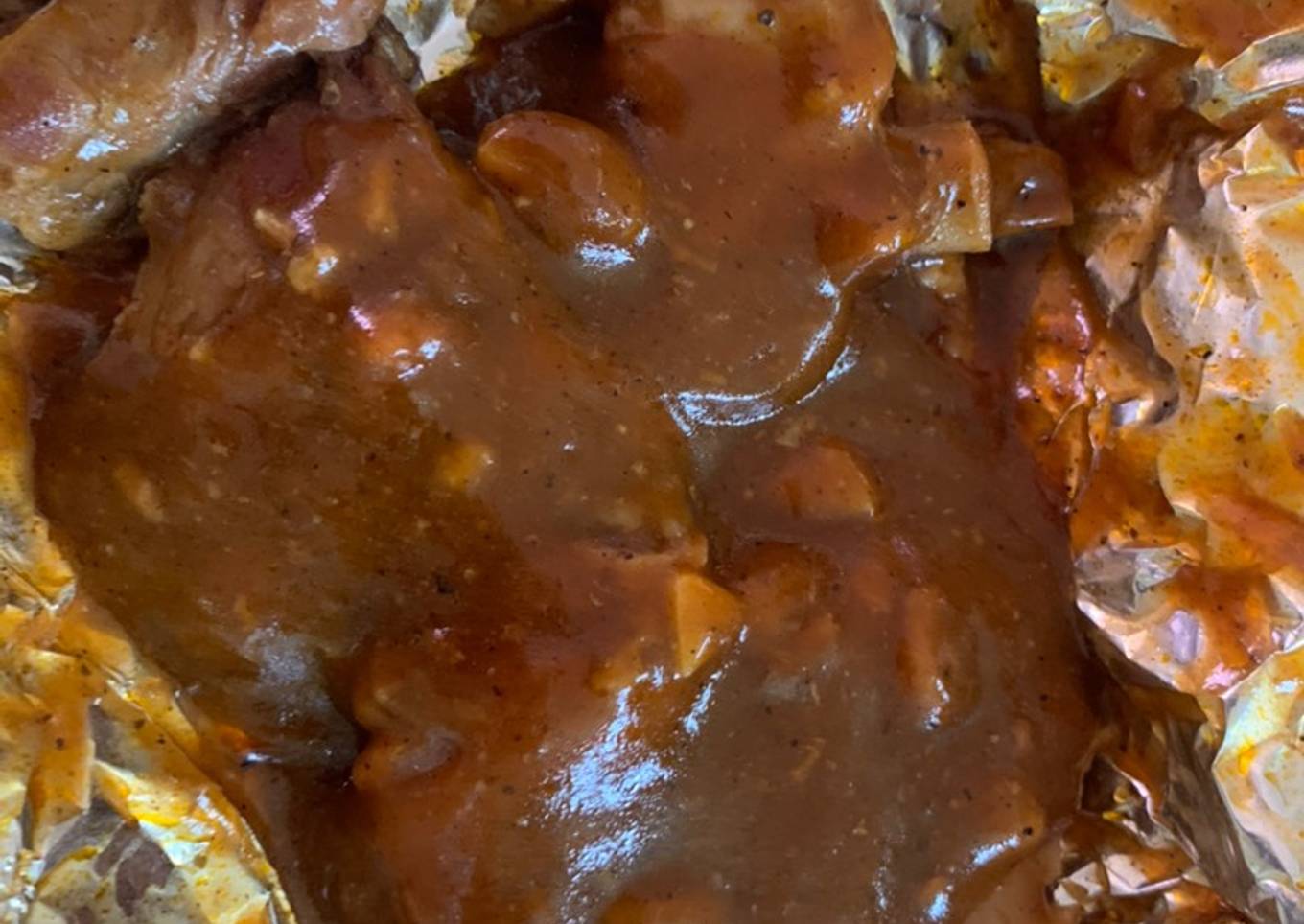 Pork ribs BQQ SAUS