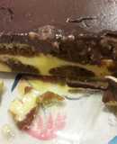 Postre de vainillas y chocolate
