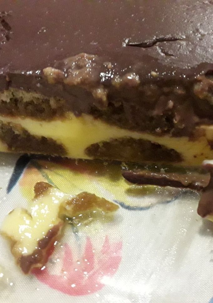 Una foto de Postre de vainillas y chocolate