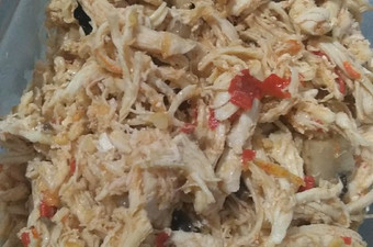Langkah Mudah untuk Menyiapkan Ayam suwir  jamur kancing pedas (isian nasi bakar) Ekonomis