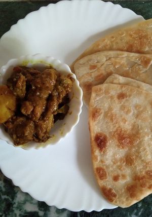 পরোটা(parota recipe in bengali) রেসিপির প্রধান ছবি