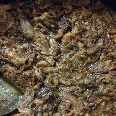 A picture of Char Siu-style Pulled Pork.