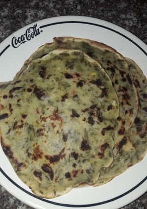 Una foto de Panqueques de verdura