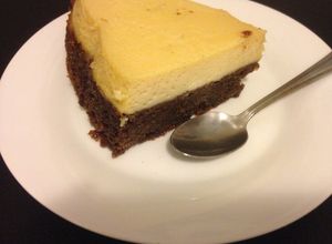 Una foto de Chocoflan