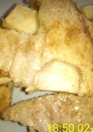 Una foto de Torta de manzanas y pera