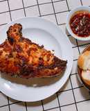 Gà nướng muối ớt bằng nồi chiên không dầu