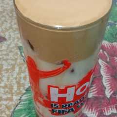 A picture of Dalgona Coffee.