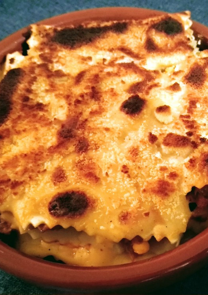 Una foto de Canelones de atún
