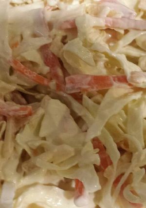 Una foto de Ensalada de col 