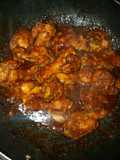 Alitas de pollo agridulces.