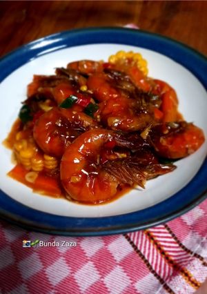 Foto resep Udang Asam Manis