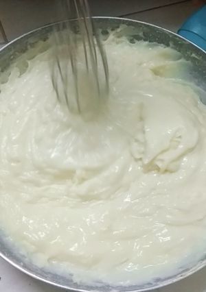 Foto resep Vla Pie buah / kue Soes