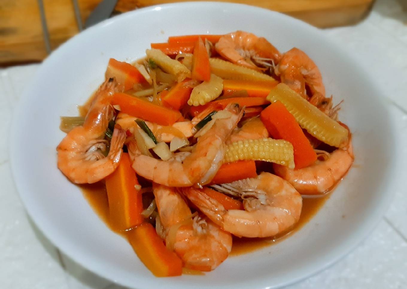 268. Udang saus hoisin