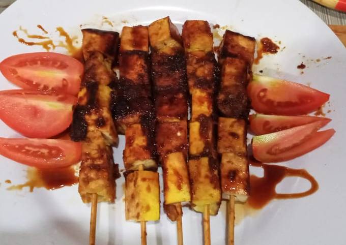 Ternyata begini lho! Bagaimana cara memasak Sate tahu &amp; tempe dijamin nagih banget