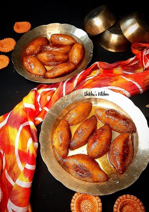 মিষ্টি আলুর রস পুলি রেসিপির প্রধান ছবি