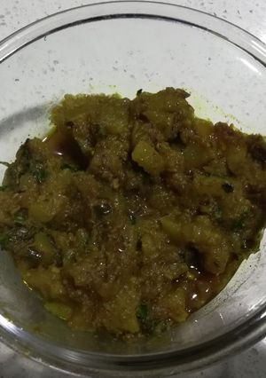 A picture of Khatta mitha kashifal ki sabji.