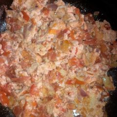 Tomatoe omelette A picture of Tomatoe omelette.