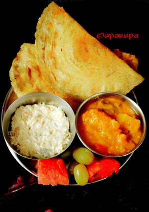 বার্লি ধোসা (Barley dosa recipe in bengali) রেসিপির প্রধান ছবি