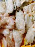 Fritto di verdure, con fiori ripieni di acciughe e scamorza