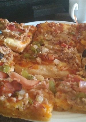Una foto de Pizza estilo Domino's
