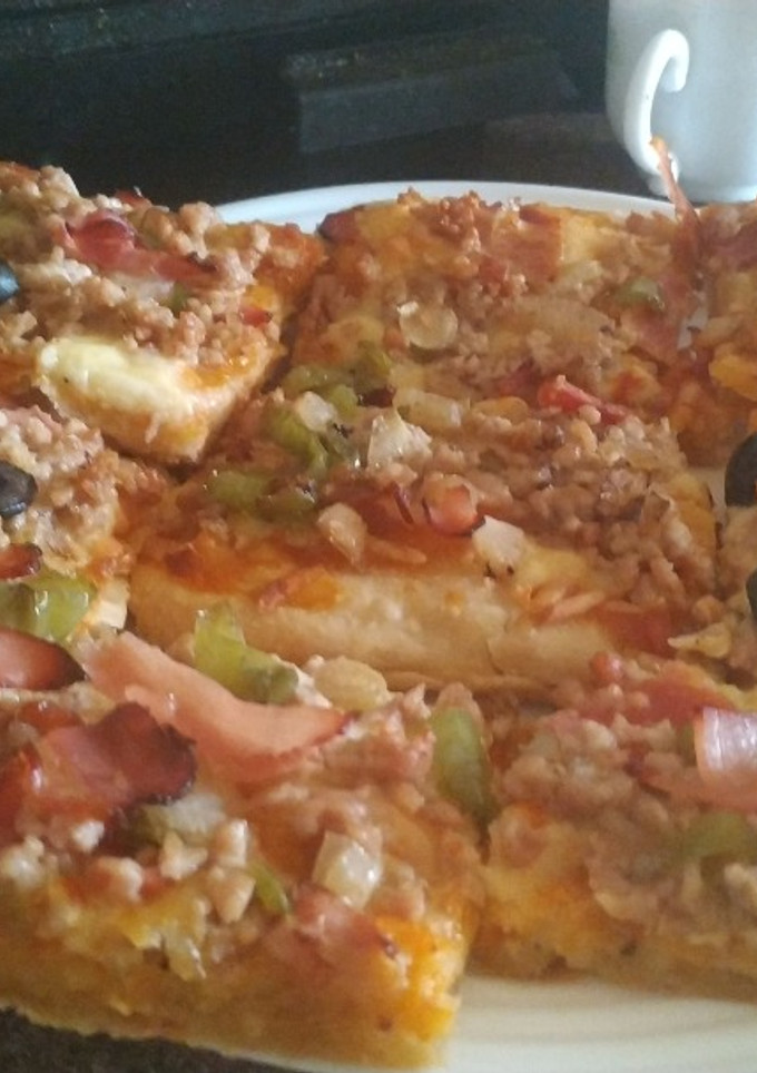 Una foto de Pizza estilo Domino's