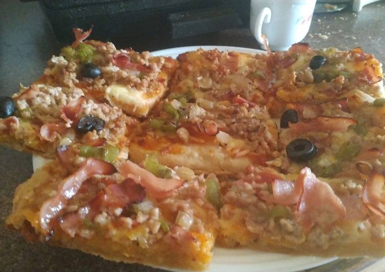 Pizza estilo Domino's