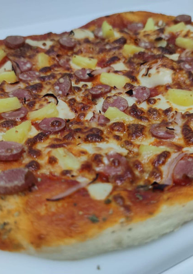 Una foto de Pizza sin amasado