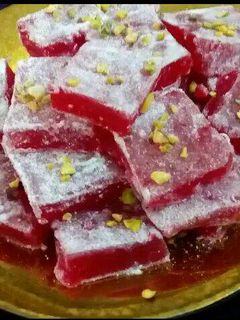 صورة لوصفة الحلقوم جيلو بنكهة الفريز
