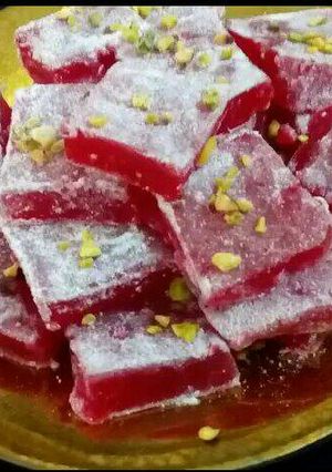 صورة لوصفة الحلقوم جيلو بنكهة الفريز